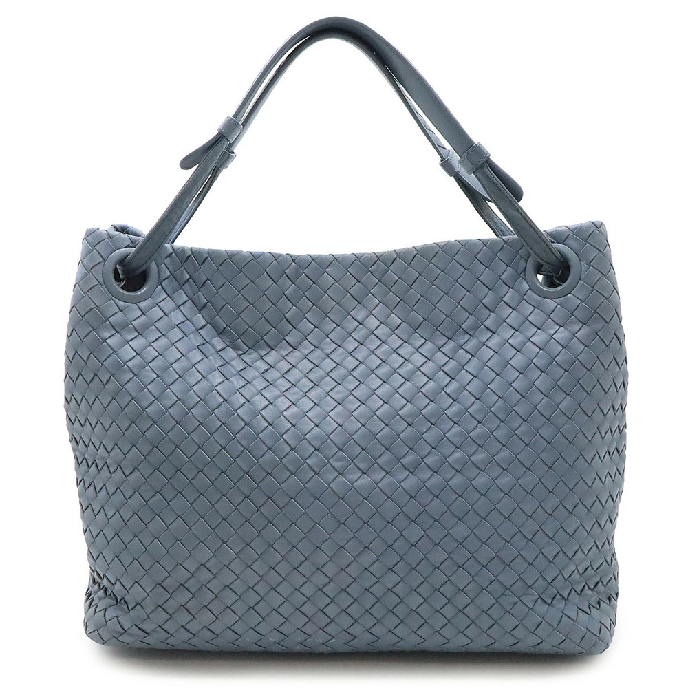 BOTTEGA VENETA Intrecciato Garda Bag Handbag Leather Dusty Blue